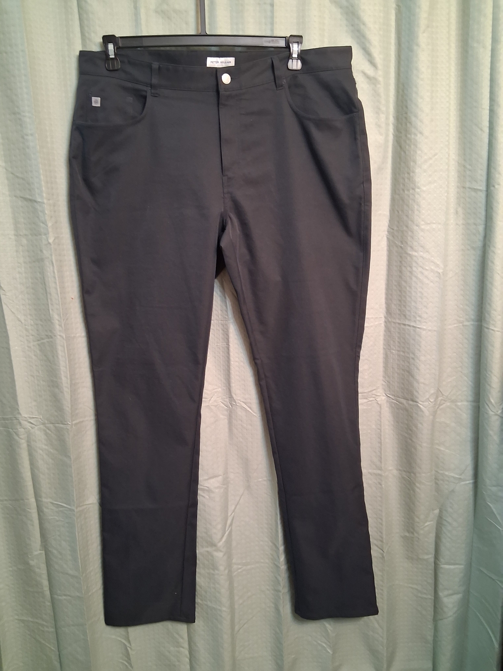 Peter Millar Black Slim Chinos